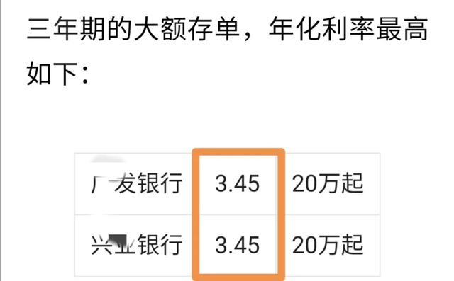 目前哪个银行的大额存单利率高？-1